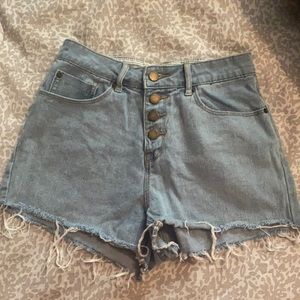 High rise shorts